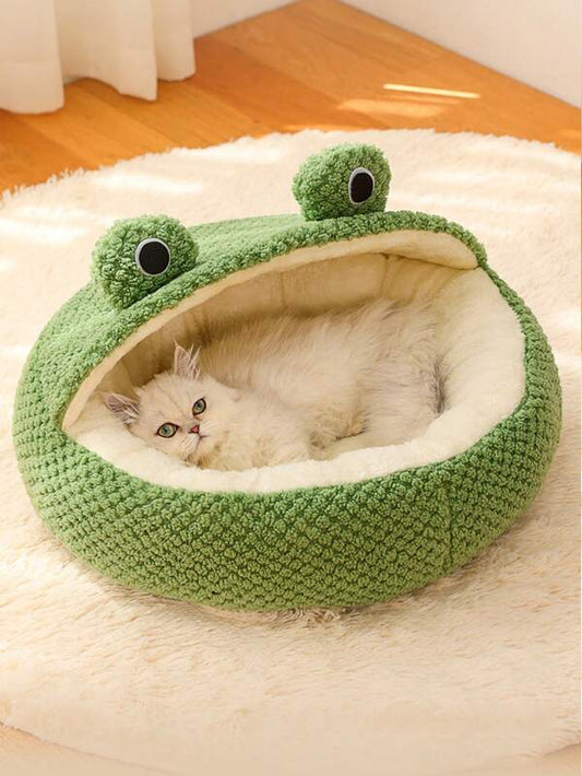 Warm Pet Bed Half-enclosed