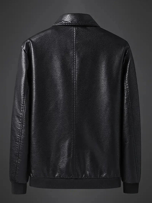 Men's Faux Leather Jacket